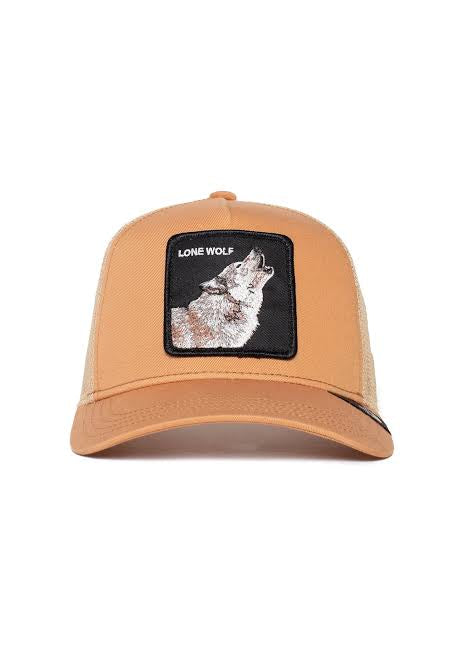 GORRA GOORIN BROS LONE WOLF BROWN